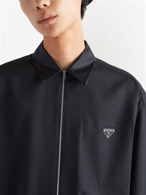 prada shirt cost|Prada dress shirt long sleeve.